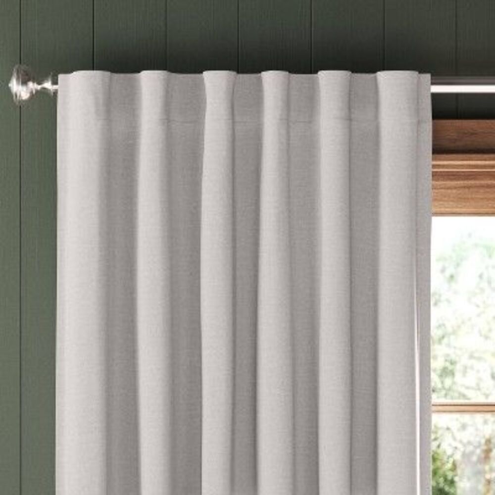 1pc Velvet Blackout Window Curtain Panel - Threshold